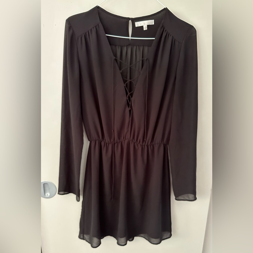 WAYF Black Dress